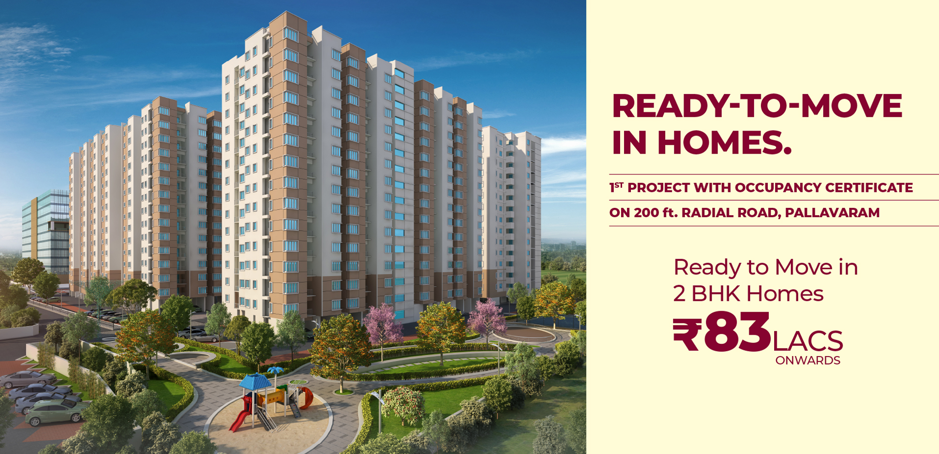 Apartments, Flats for sale in Pallavaram, Chennai Luxury Flats